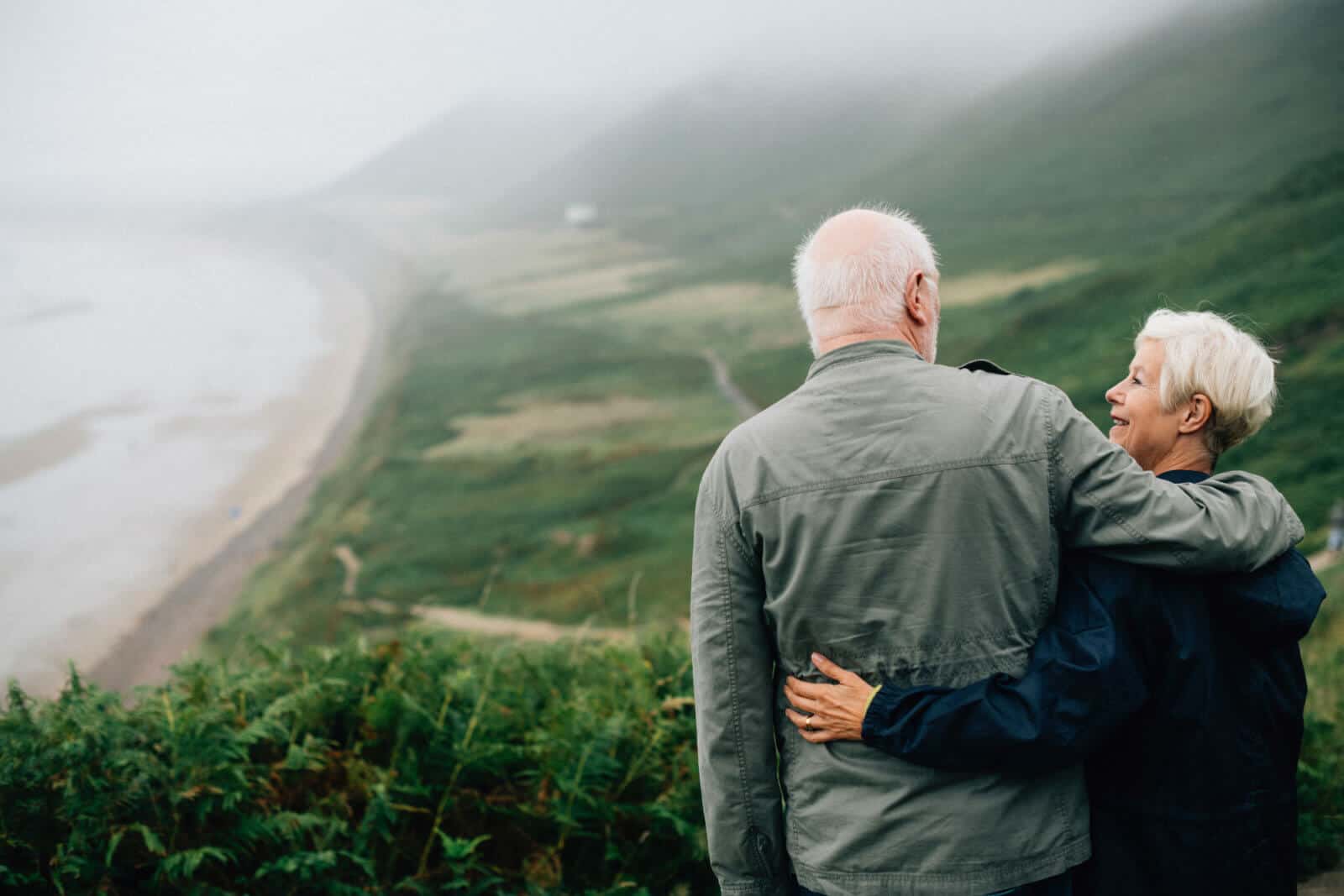 elderly couple