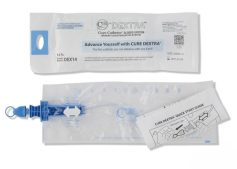 Cure Dextra Closed System Catheter with Collection Bag